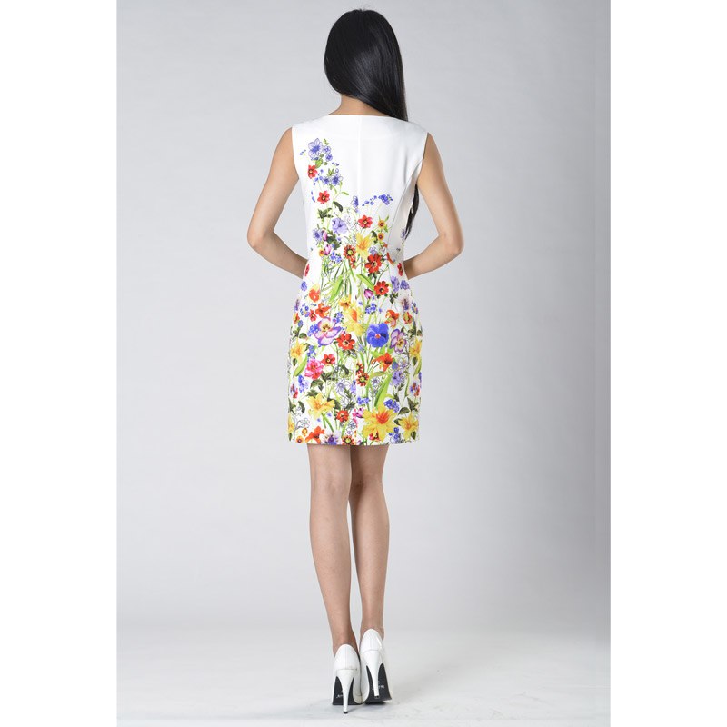 SY002印花車花連衣裙 SY002印花車花連衣裙