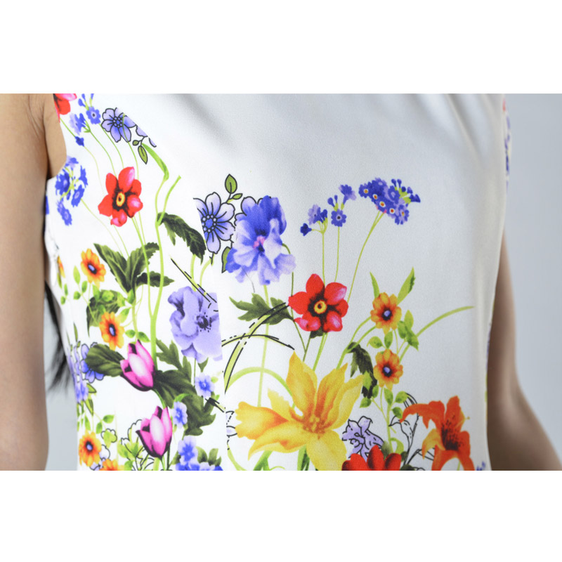 SY002印花車花連衣裙 SY002印花車花連衣裙