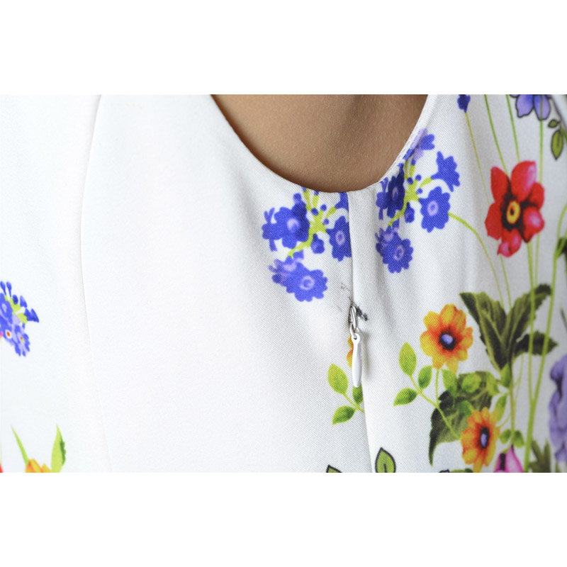 SY002印花車花連衣裙 SY002印花車花連衣裙